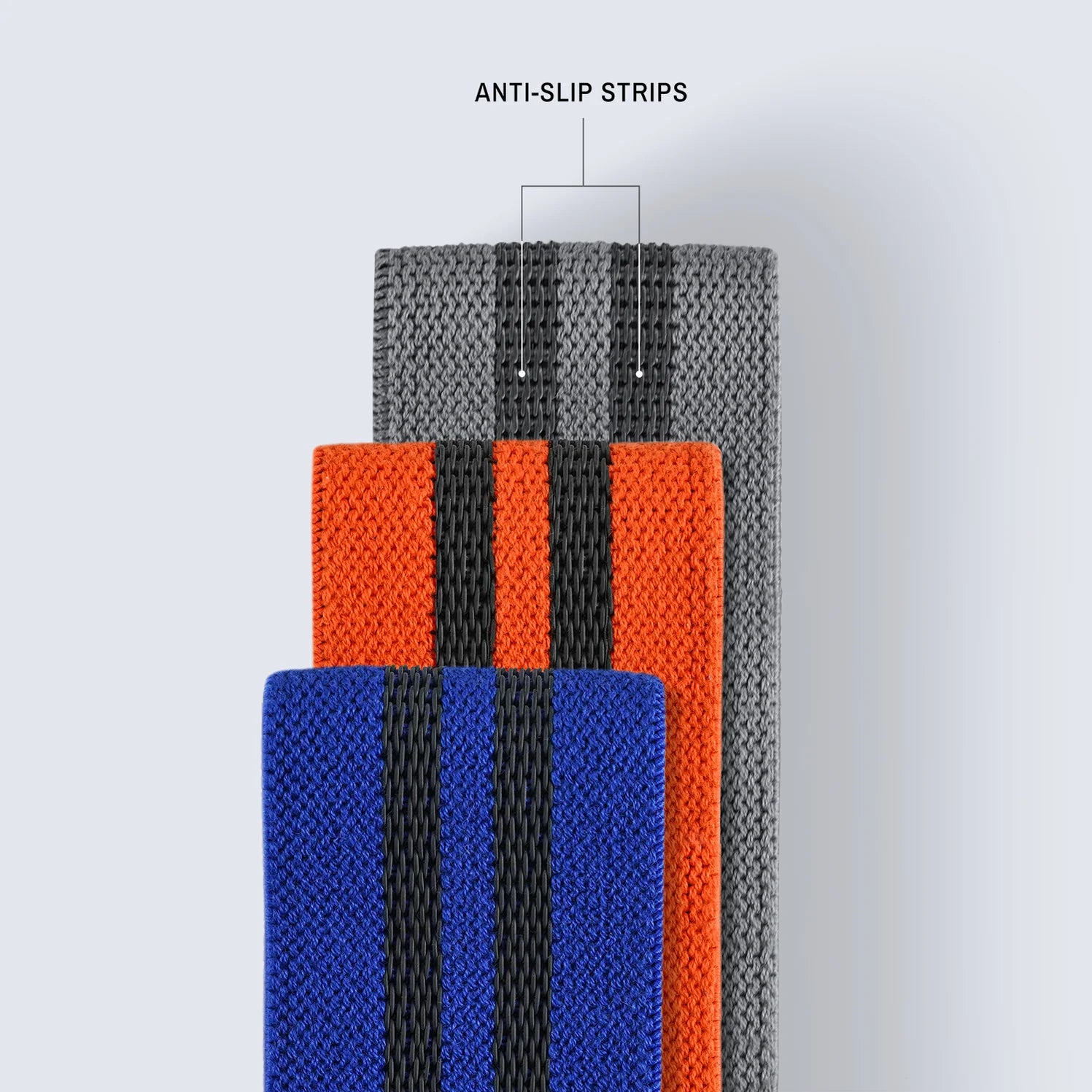 Strength Bands 3 Pack  LONG WOVEN RESISTANCE LOOPS